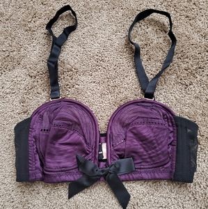 Bettie Page Lingerie Plum Bra 32C